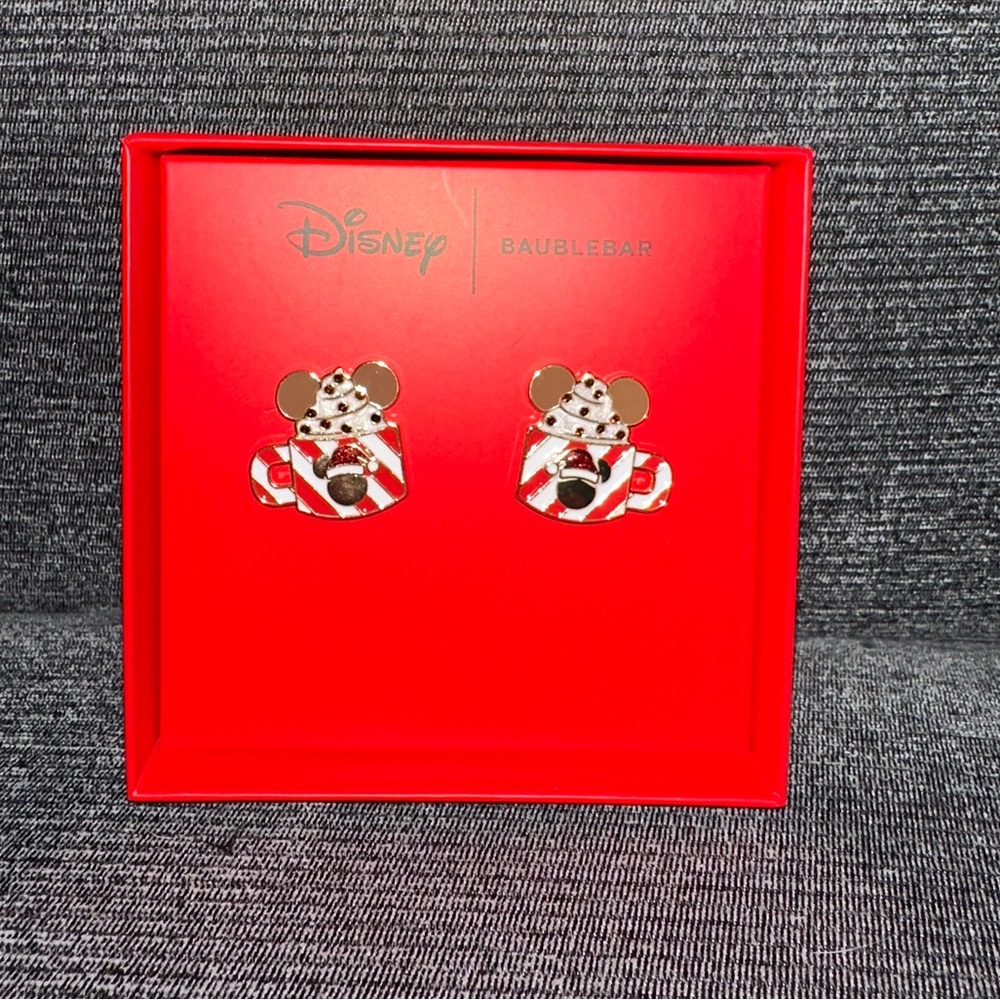 ✨🆕 Disney Hot Cocoa Christmas Baublebar Earrings